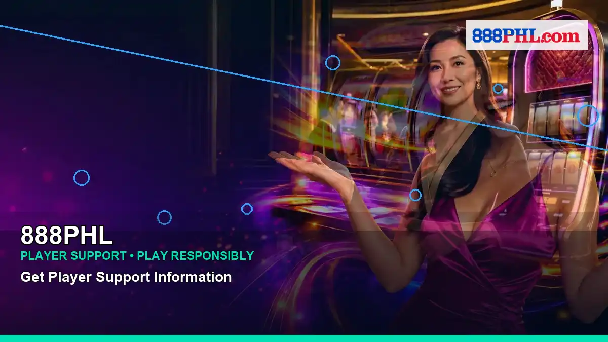 888PHL mobile casino app featuring an adult Filipina casino host with a wide-action composition