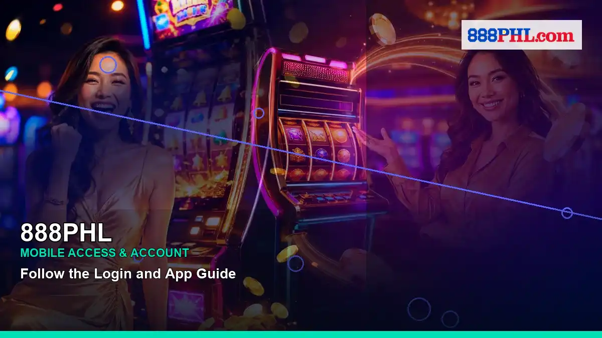 888PHL night online slot games featuring an adult Filipina casino host with a left close-up composition